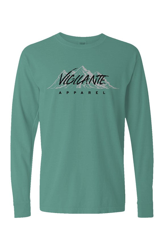 Retro Longsleeve T - Leafy Green