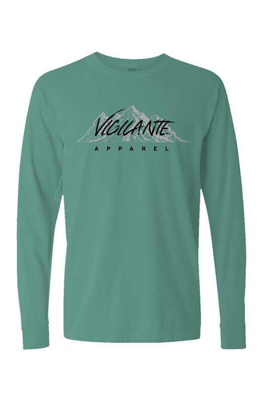 Retro Longsleeve T - Leafy Green