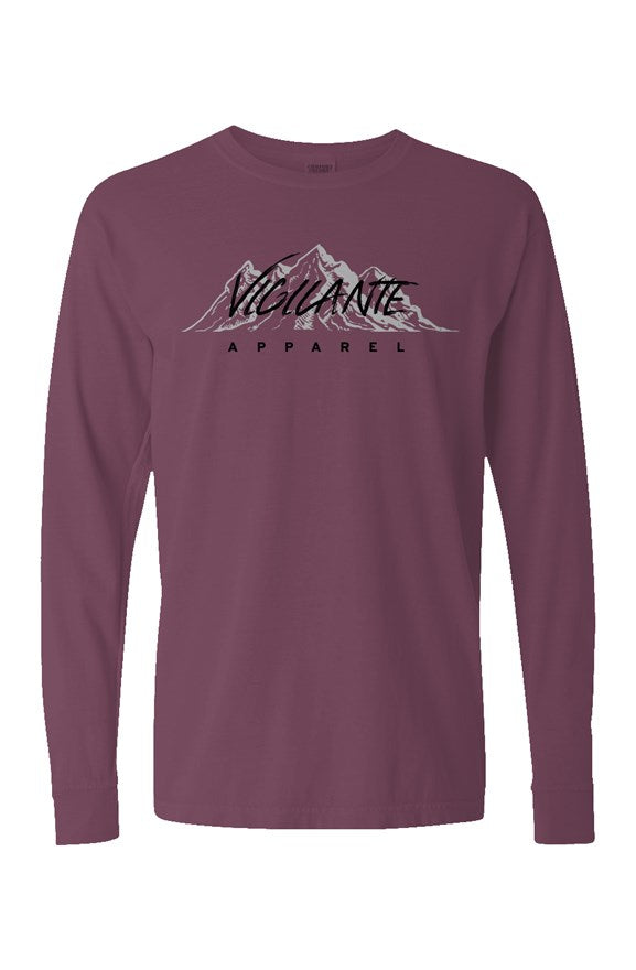 Retro Longsleeve T - Maroon