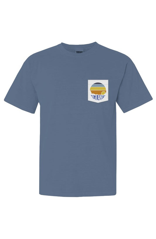 Sunset Session T-shirt - Steel Blue