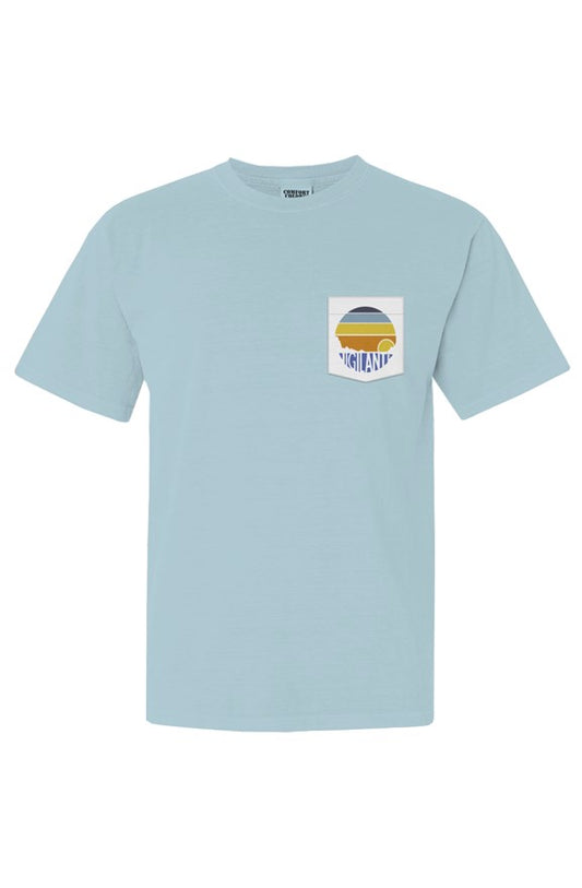 Sunset Session T-shirt - Dusty Blue