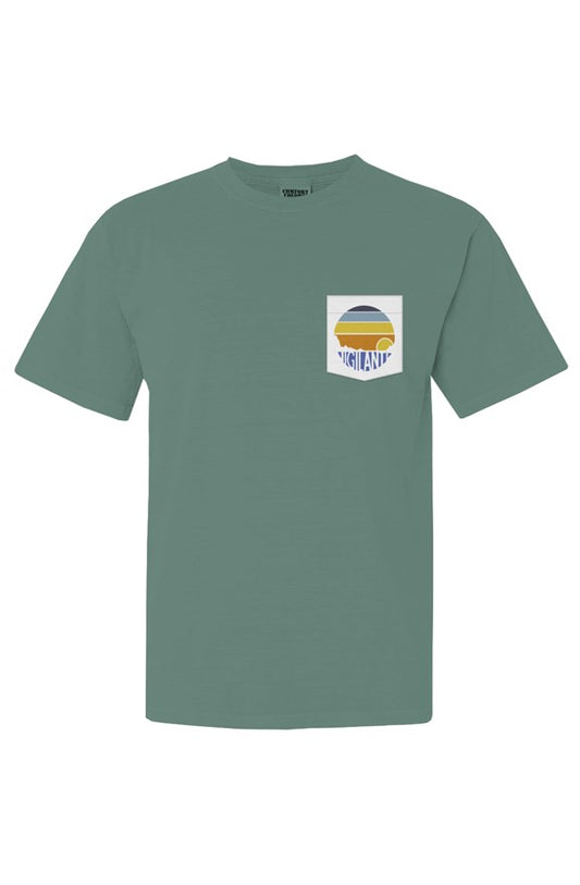Sunset Session T-shirt - Hunter Green