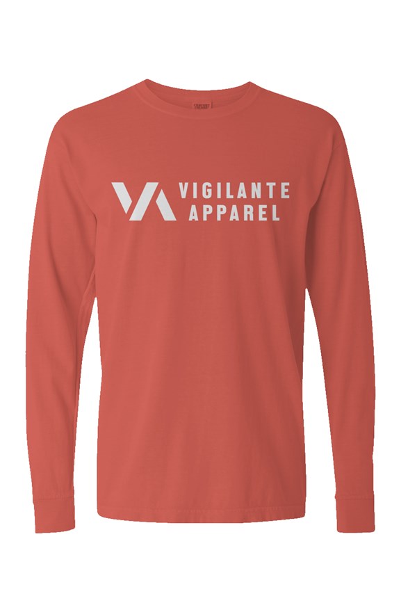 VA Logo Longsleeve-T - Salmon