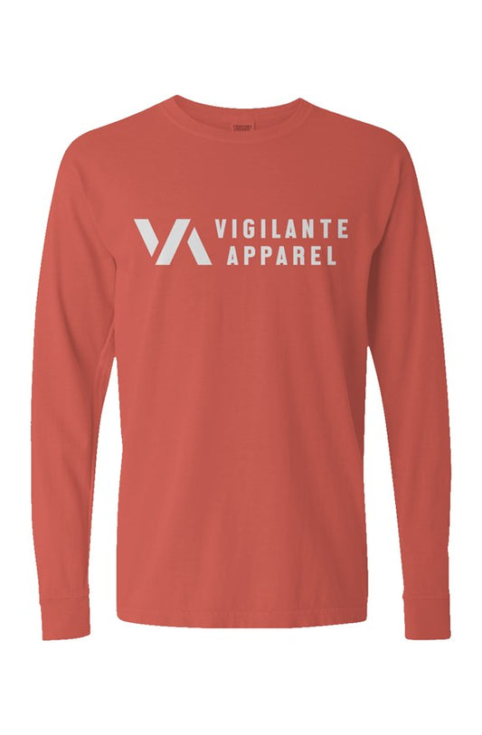VA Logo Longsleeve-T - Salmon
