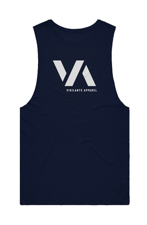 VA Logo Athlete Tank - Navy