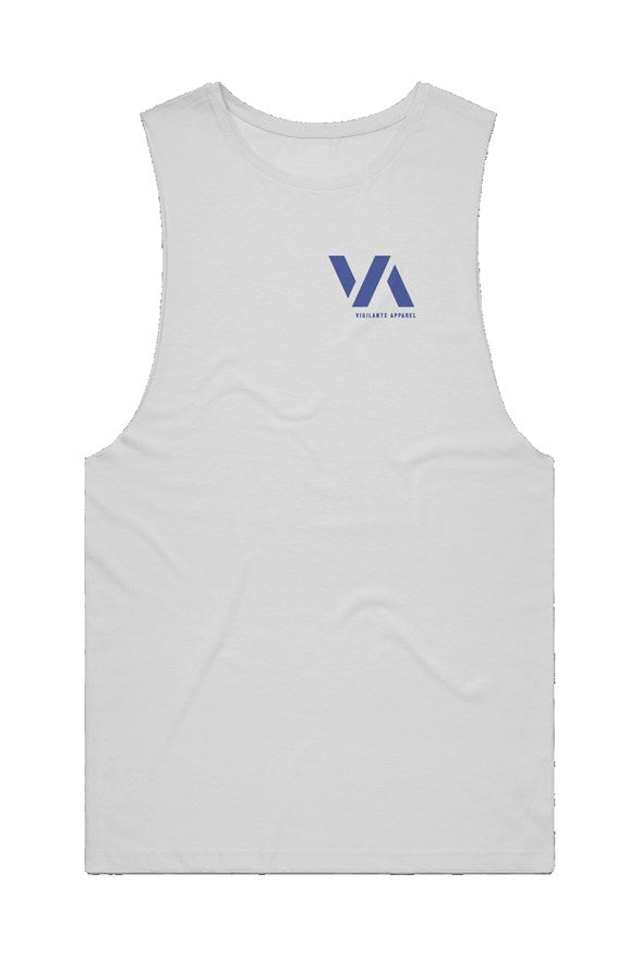Sunset Session Athlete Tank - White