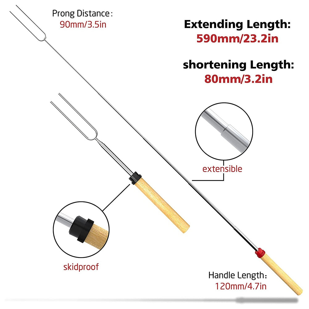 Stainless Steel Roasting Stick Set