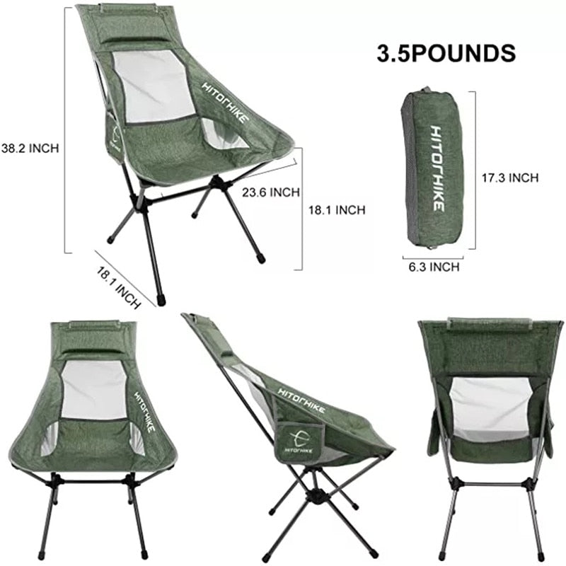 Lightweight Full Back Moon Chair