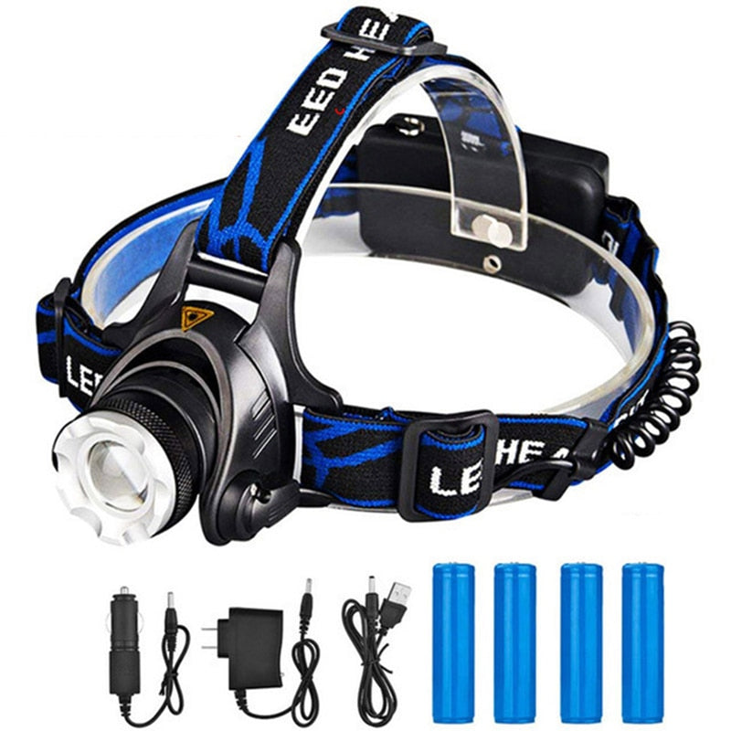 Rechargeable Waterproof LED Headlamp