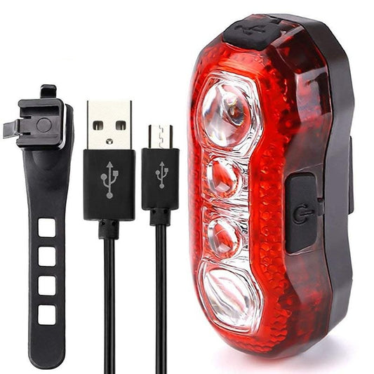 USB Rechargeable Super Bright Cycling Rear Tail Light