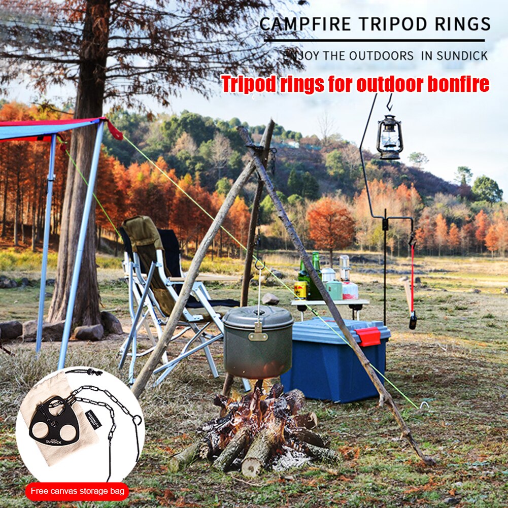 Hanging Adjustable Tripod Pot Holder