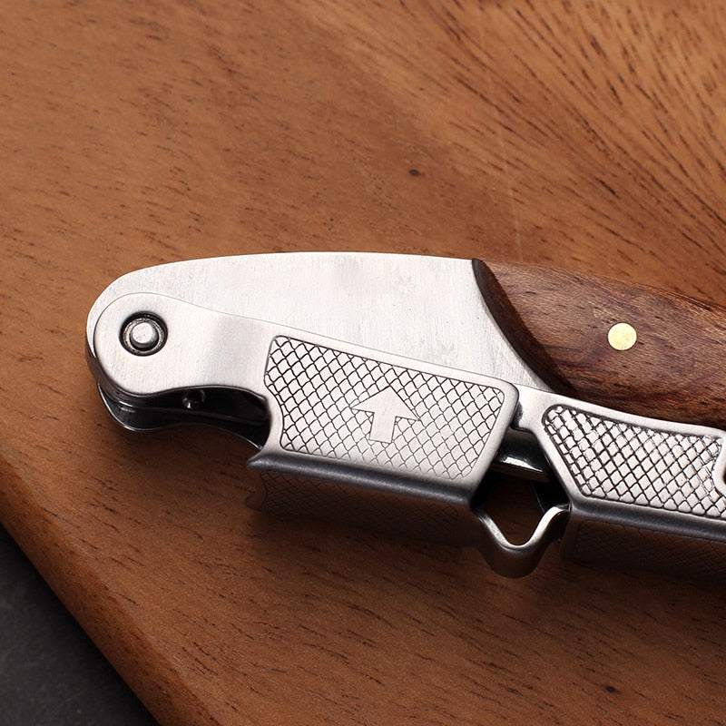 Wooden Manual Corkscrew