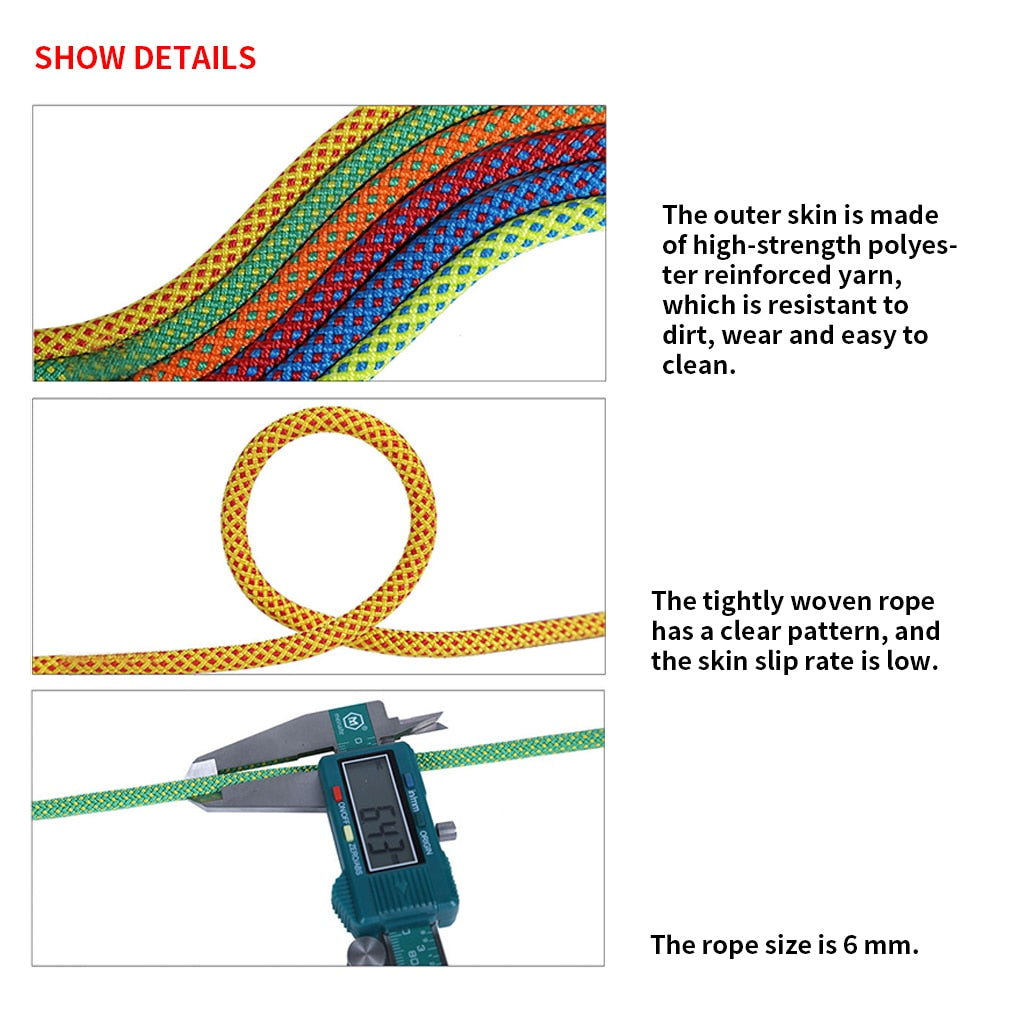 Non-slip 6mm Rope