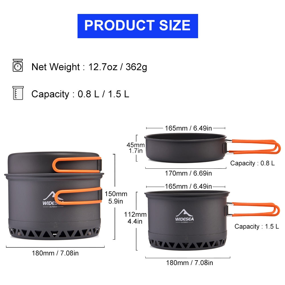 Lightweight Travel Cookware Set