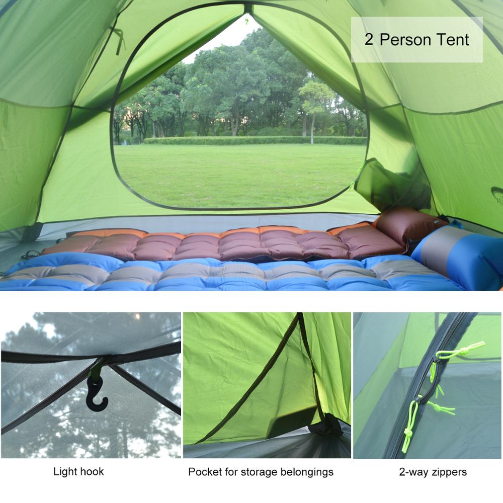 Two Person 3 Season Tent - Green