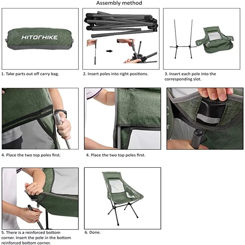 Lightweight Full Back Moon Chair