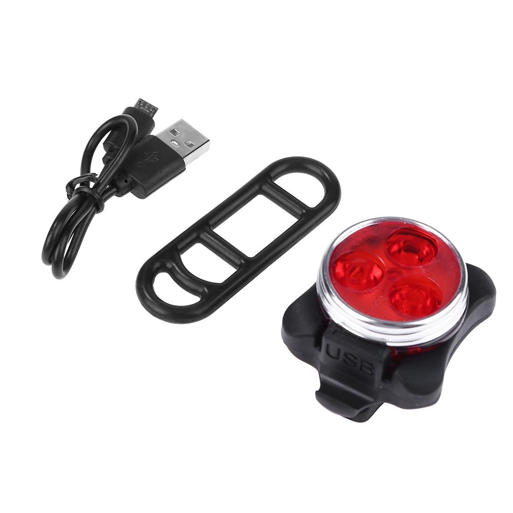 USB Rechargeable Bicycle Light - Front and Rear