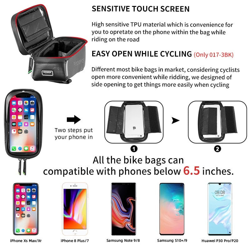 Waterproof Touch Screen Cycling Bag - Price