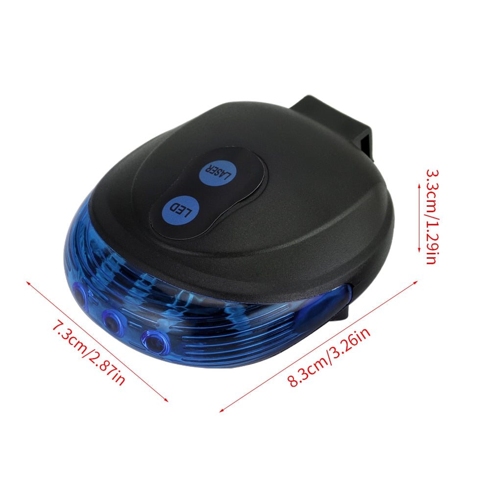 Waterproof Laser LED Cycling Light