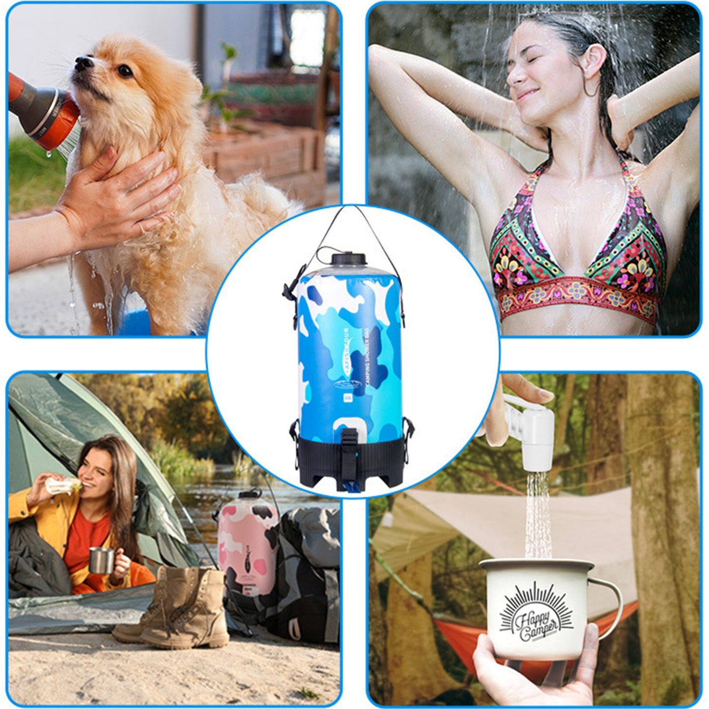 12L Pressurized Shower Water Bag